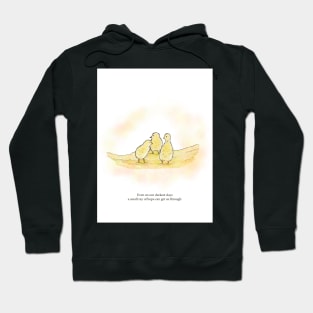 Baby chicks, even on our darkest days, a ray of hope, spirt animals Hoodie